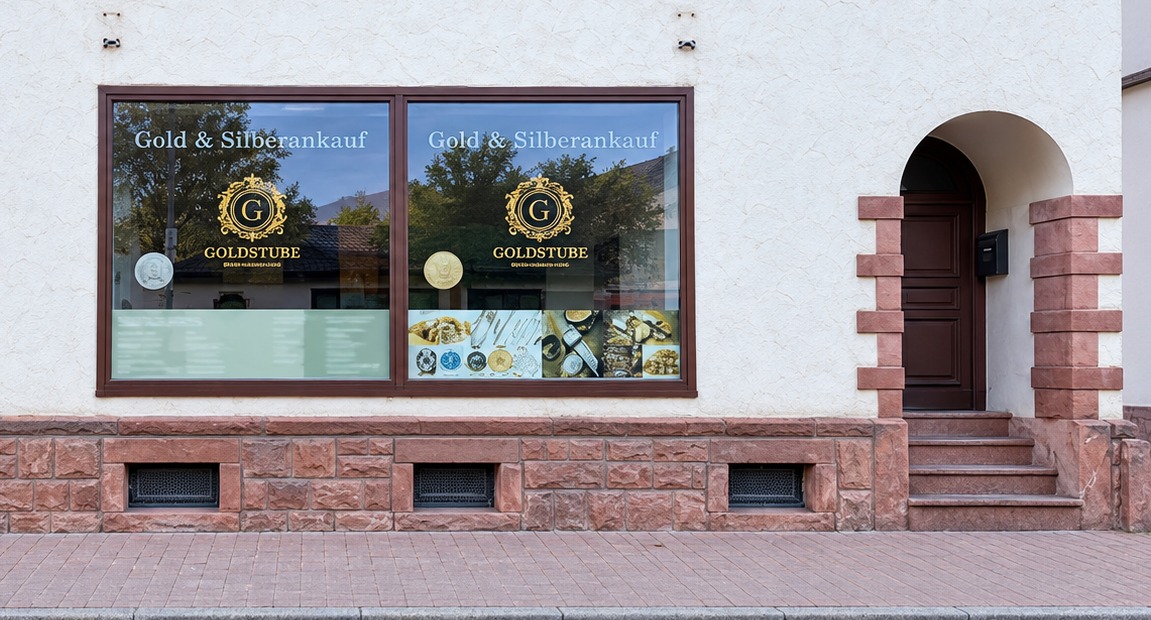 GOLDSTUBE Kleinwallstadt – Schaufenster und Eingang